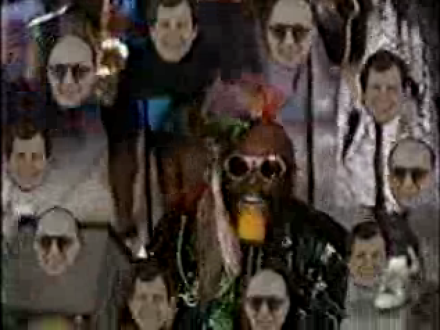 George Clinton on David Letterman's show, summer of 1989.