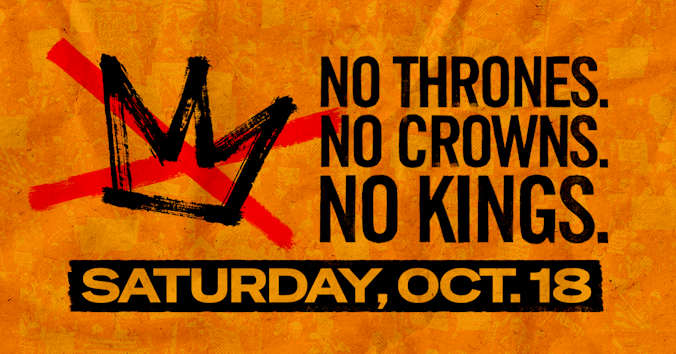 No thrones. No crowns. No kings.